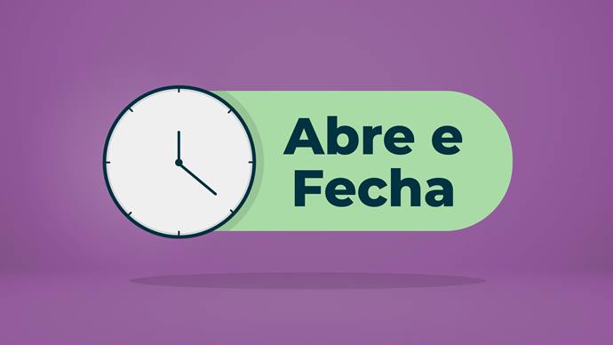 abre e fecha