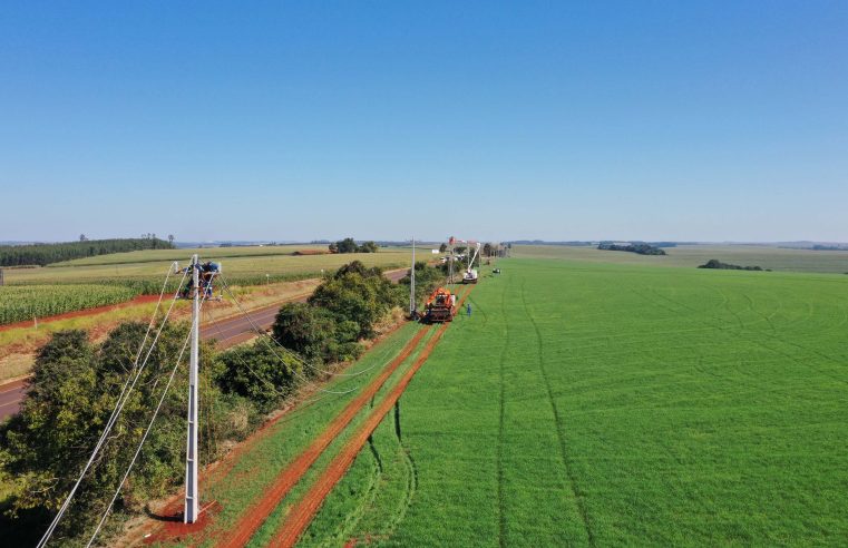 Copel entrega 12,5 mil km de novas redes do Paraná Trifásico e programa alcança 50%