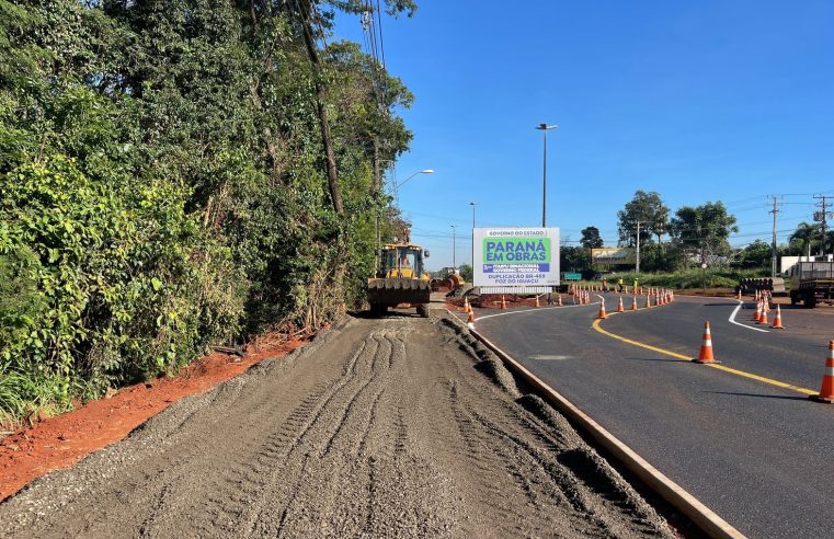 Duplicação da Rodovia das Cataratas chega a 11,81% de conclusão