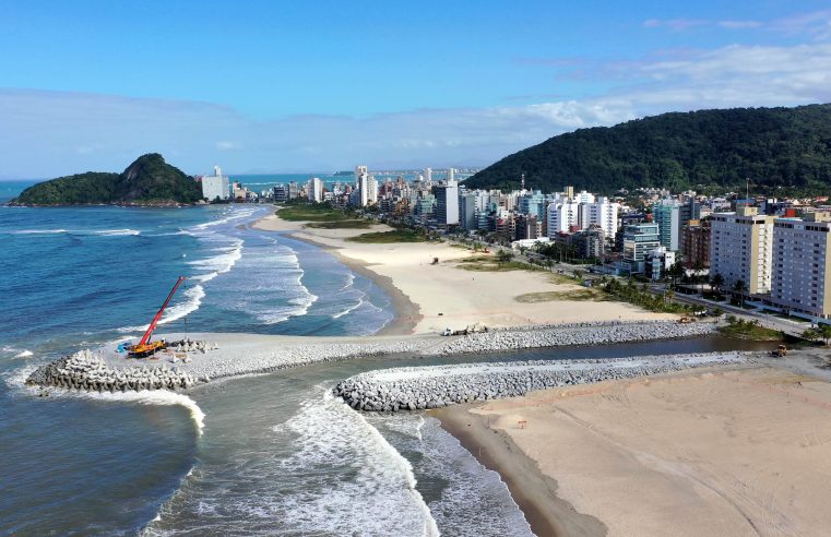 Um ano depois, obras de revitalização da Orla de Matinhos alcançam 80%