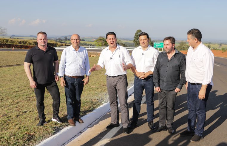 Governador inaugura o Contorno Sul de Wenceslau Braz, no Norte Pioneiro