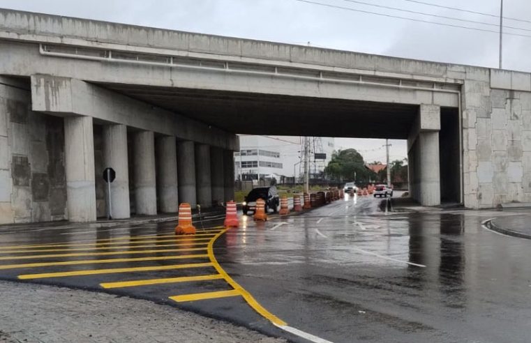 Pode passar: viaduto do Caminho das Colônias de SJP liberada!