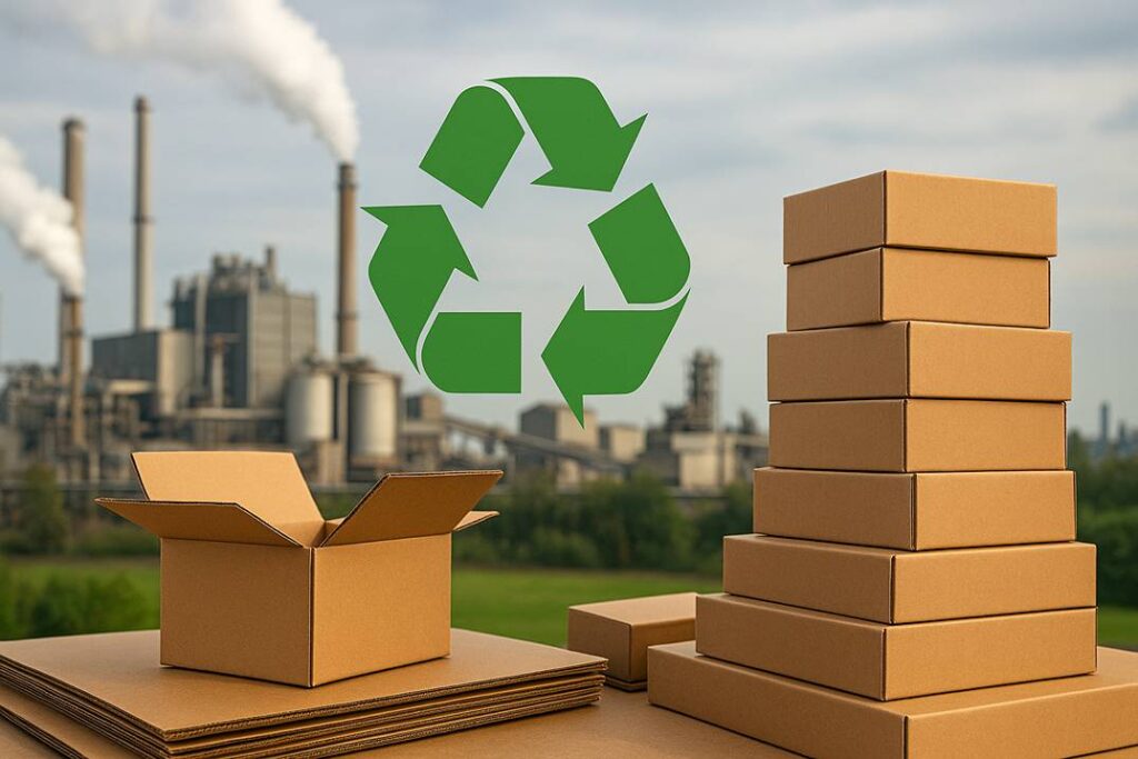 Como a economia circular, o retorno de embalagens de papelão estão transformando a indústria com sustentabilidade? 1 economia circular caixa de papelao