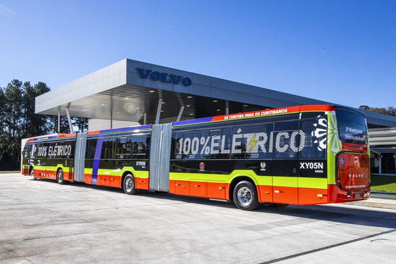 onibus eletrico volvo curitiba