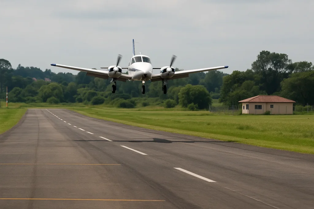 aviao pousando