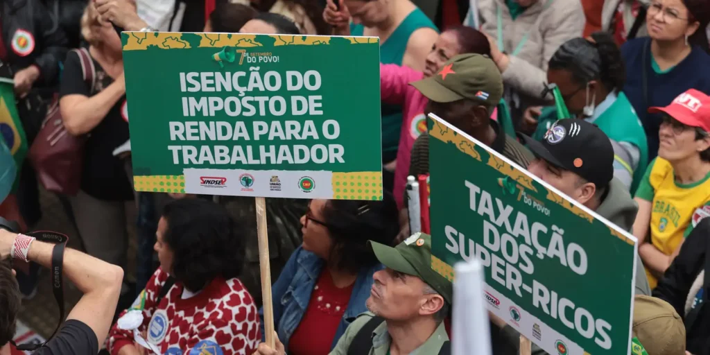 Sindicatos e Movimentos Sociais Realizam Ato em Defesa da Soberania em São Paulo 6 imagem 1757304072072