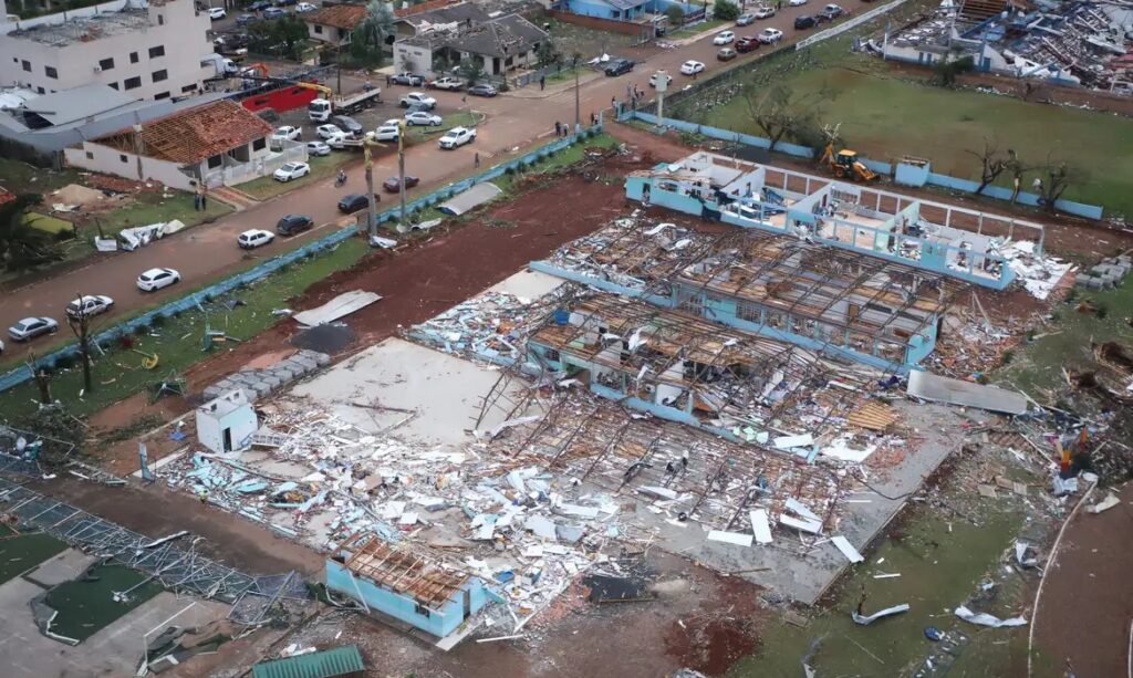 Paraná confirma sétima morte após passagem de tornados 2 rio bonito do iguacu