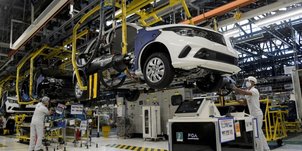 Produção de automóveis acumula 7,1% de aumento em relação a 2025