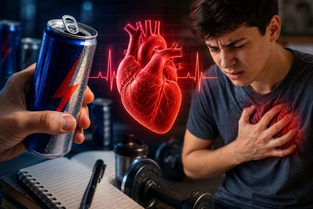 Bebidas energéticas exigem atenção: cardiologista alerta para riscos ao coração
