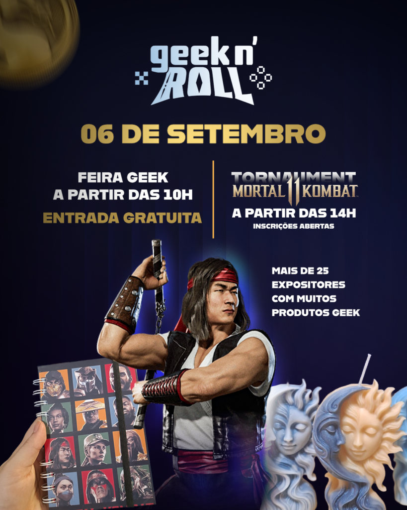 Geek’n’roll estreia em Curitiba unindo cultura pop e campeonato de Mortal Kombat 9 Geek’n’roll estreia em Curitiba unindo cultura pop e campeonato de Mortal Kombat