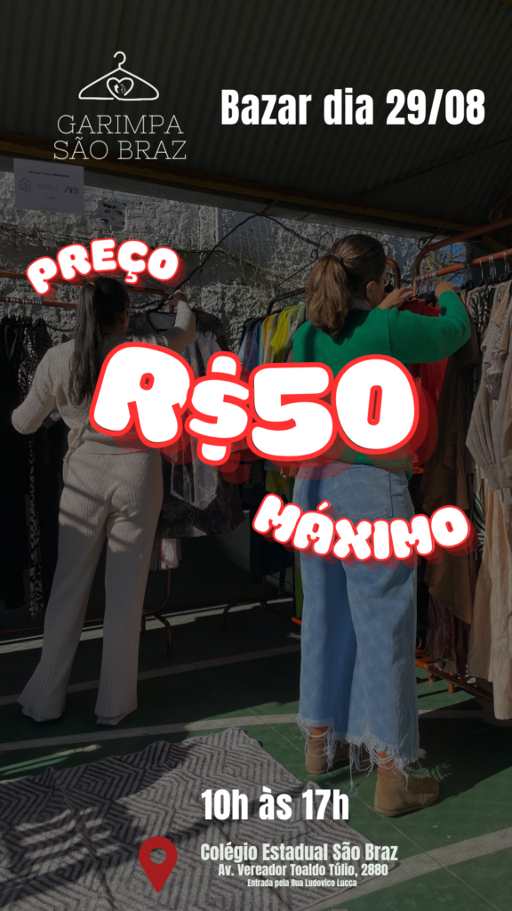 Garimpa São Braz promove edição especial com valor máximo de R$ 50 em clima de primavera-verão