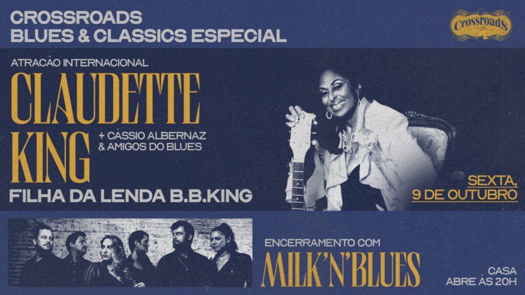 Claudette King se apresenta no Crossroads em edição especial do Blues & Classics
